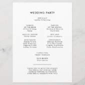 ヴィンテージレトロ結婚スクリプト プログラム (裏面)