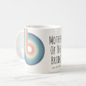 ヴィンテージレトロ結婚スタイルの母の花嫁 コーヒーマグカップ (正面左)