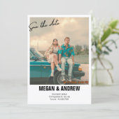 ヴィンテージレトロ結婚写真 セーブザデート (スタンド正面)