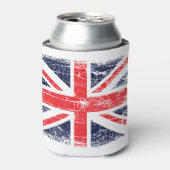 ヴィンテージレトロ英国連合ジャック国旗 缶クーラー (缶正面)
