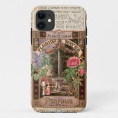 ヴィンテージレトロ薄紫バラ香水ソープケースメイトiP Case-Mate iPhoneケース (裏面)
