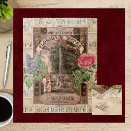 ヴィンテージレトロ薄紫バラ香水石鹸 ジグソーパズル