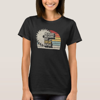 ヴィンテージレトロ裁断カット手付きウードウォーク Tシャツ