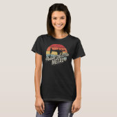 ヴィンテージレトロ裁縫機 Tシャツ (正面フル)