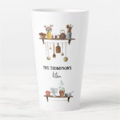 ヴィンテージレトロ調理器具 カフェラテマグ (正面)