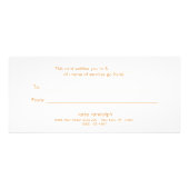 ヴィンテージレトロ贈与証 ラックカード (裏面)