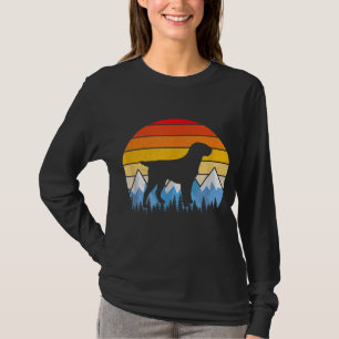 ヴィンテージレトロ金髪ポインティンググリフォン Tシャツ