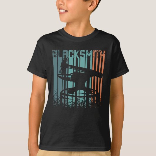 ヴィンテージレトロ鍛冶 Tシャツ (正面)