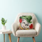 ヴィンテージレトロ雪だるまホームデコールピロー クッション (椅子)