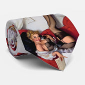 ヴィンテージレトロ電話ピンナップ ネクタイ (ロール)