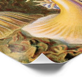 ヴィンテージレトロ魔法キノコ ポスター (コーナー)