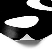 ヴィンテージレトロ黒猫「ウンコしてるのか」 ポスター (コーナー)