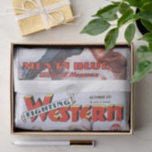 ヴィンテージレトロ1950sウェスタンガールボーイ 薄葉紙 (ギフト)