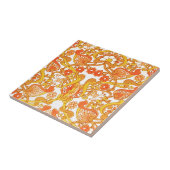 ヴィンテージレトロ1960sタンジェリン タイル (側面)