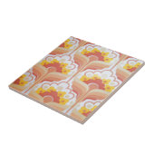 ヴィンテージレトロ50年代デザイン タイル (側面)