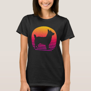 ヴィンテージレトロ80のスタイルコルギ Tシャツ