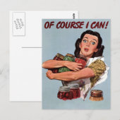 ヴィンテージレトロ ポストカード (正面/裏面)