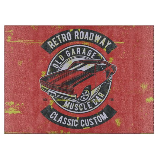 ヴィンテージレトロ 改造 カッティングボード (正面)