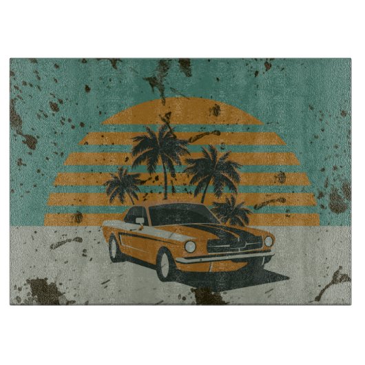 ヴィンテージレトロ 改造 カッティングボード (正面)