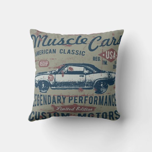 ヴィンテージレトロ 改造 クッション (裏面)