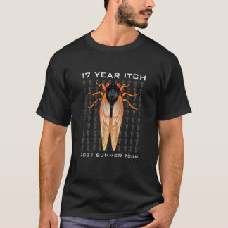 ヴィンテージレトロBrood X Cicadas 17 Year Itch 2021 Su Tシャツ