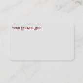 ヴィンテージレトロElvgren電話ピンアップガール 名刺 (裏面)