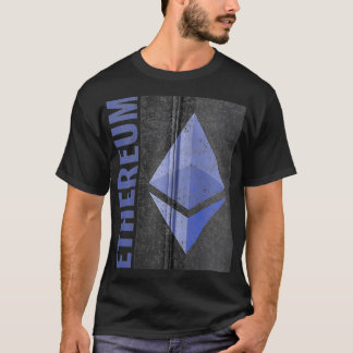 ヴィンテージレトロEthereum ETHコイン暗号通貨Zip Tシャツ