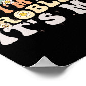 ヴィンテージレトロGroovyその私こんにちは私は問題Its ポスター (角)