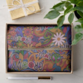 ヴィンテージレトロGroovy 60の60歳誕生日パーティー 薄葉紙 (ギフト)