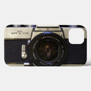 ヴィンテージレトロMinolta SLRカメラケースiPhone 1 iPhone 13ケース