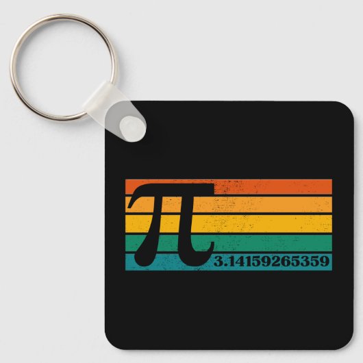 ヴィンテージレトロPiキーチェーン キーホルダー (正面)