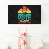 ヴィンテージレトロRBG、VOTE、Ruthの送信 横断幕 (インサイチュ)