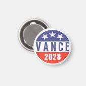 ヴィンテージレトロVance 2028大統領選挙 マグネット (正面/裏面)