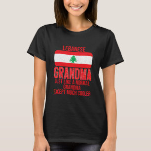 ヴィンテージレバノンおばあちゃんレバノン国旗 Tシャツ
