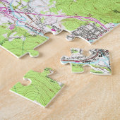 ヴィンテージレバノン及びハノーバーニューハンプシャーMap (1959年) ジグソーパズル (側面)