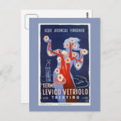 ヴィンテージレビコテルメトレンティーノイタリアン旅行 ポストカード (正面/裏面)