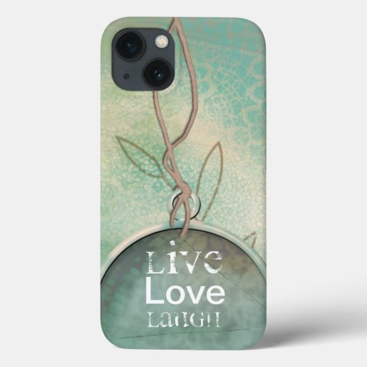 ヴィンテージレフェイクース引用文アート Case-Mate iPhoneケース (裏面)