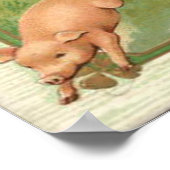 ヴィンテージレプレショーンピグシルリーラーグセントパトリックの日 ポスター (角)