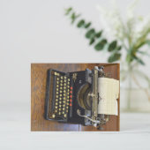 ヴィンテージレミントン・タイプライター ポストカード (スタンド正面)