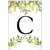 ヴィンテージレモカスタムン文字バンティングフラグ バンティングフラッグ (第1の旗)