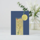 ヴィンテージレモネードまたはフルーツソーダ，飲料 ポストカード (スタンド正面)