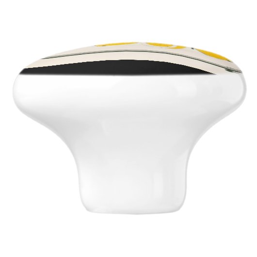 ヴィンテージレモネード標識レモン夏のフルーツ セラミックノブ (側面)