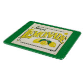 ヴィンテージレモネード標識レモン夏フルーツ切りb カッティングボード (角)