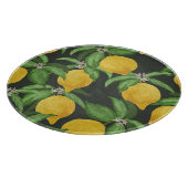 ヴィンテージレモンのトロピカルパターン カッティングボード (角)