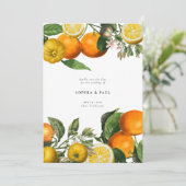 ヴィンテージレモンシトラスボタニカル結婚ズ セーブザデート (スタンド正面)