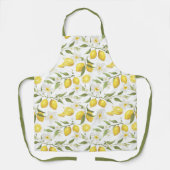 ヴィンテージレモンツリーパターン エプロン (正面)