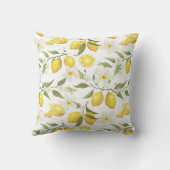 ヴィンテージレモンツリーパターン クッション (裏面)