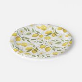 ヴィンテージレモンツリーパターン ペーパープレート (アングル)