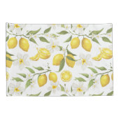 ヴィンテージレモンツリーパターン 枕カバー (裏面-右)