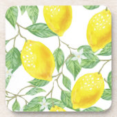 ヴィンテージレモンツリー懸命プラスチックコースター/ 6セット コースター (正面)